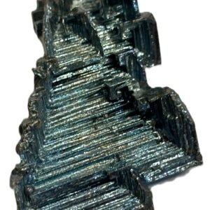 Blue bismuth hopper crystal specimen 3 sians emporium Blue bismuth hopper crystal specimen